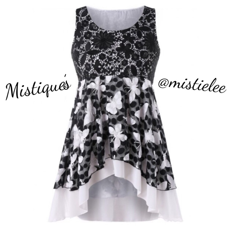 Baby Doll Style High Low Summer FormaL Tank 4X US22